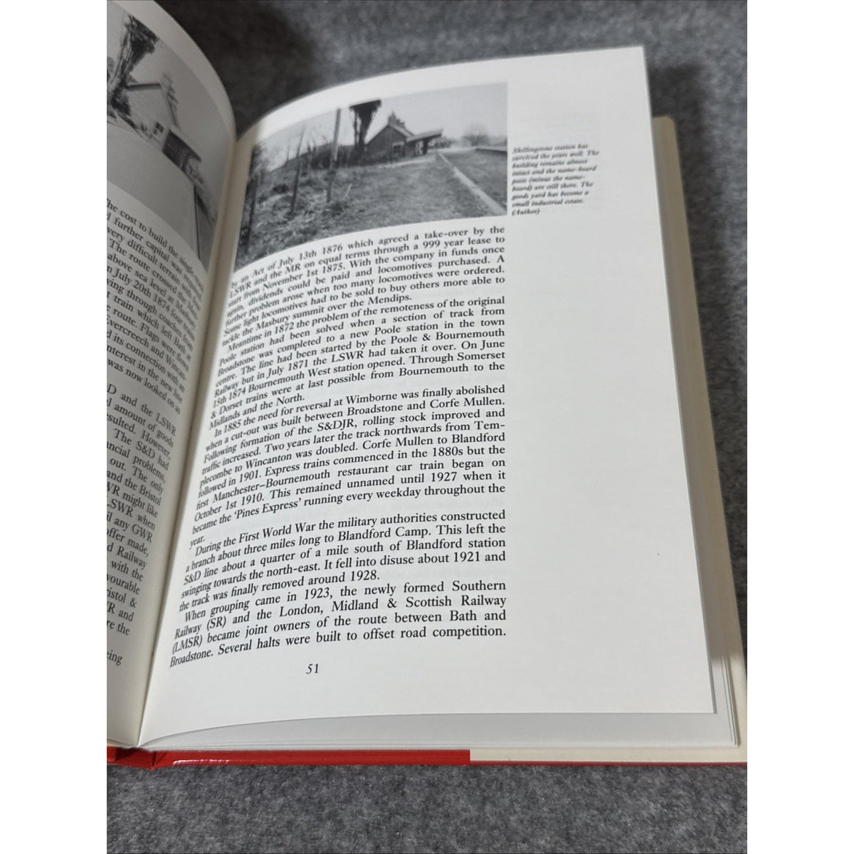 Dorset Railways Remembered by Leslie Oppitz (hb, 1st edn, 1989)