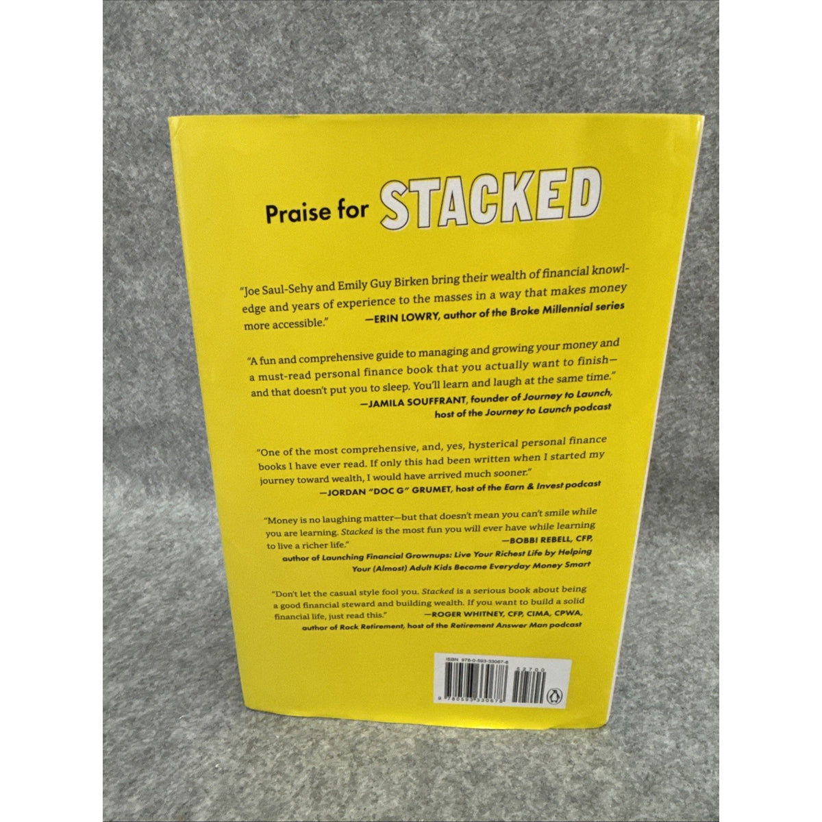 Stacked Your Super-Serious Guide to Modern Money Management Joe Saul-Sehy SIGNED
