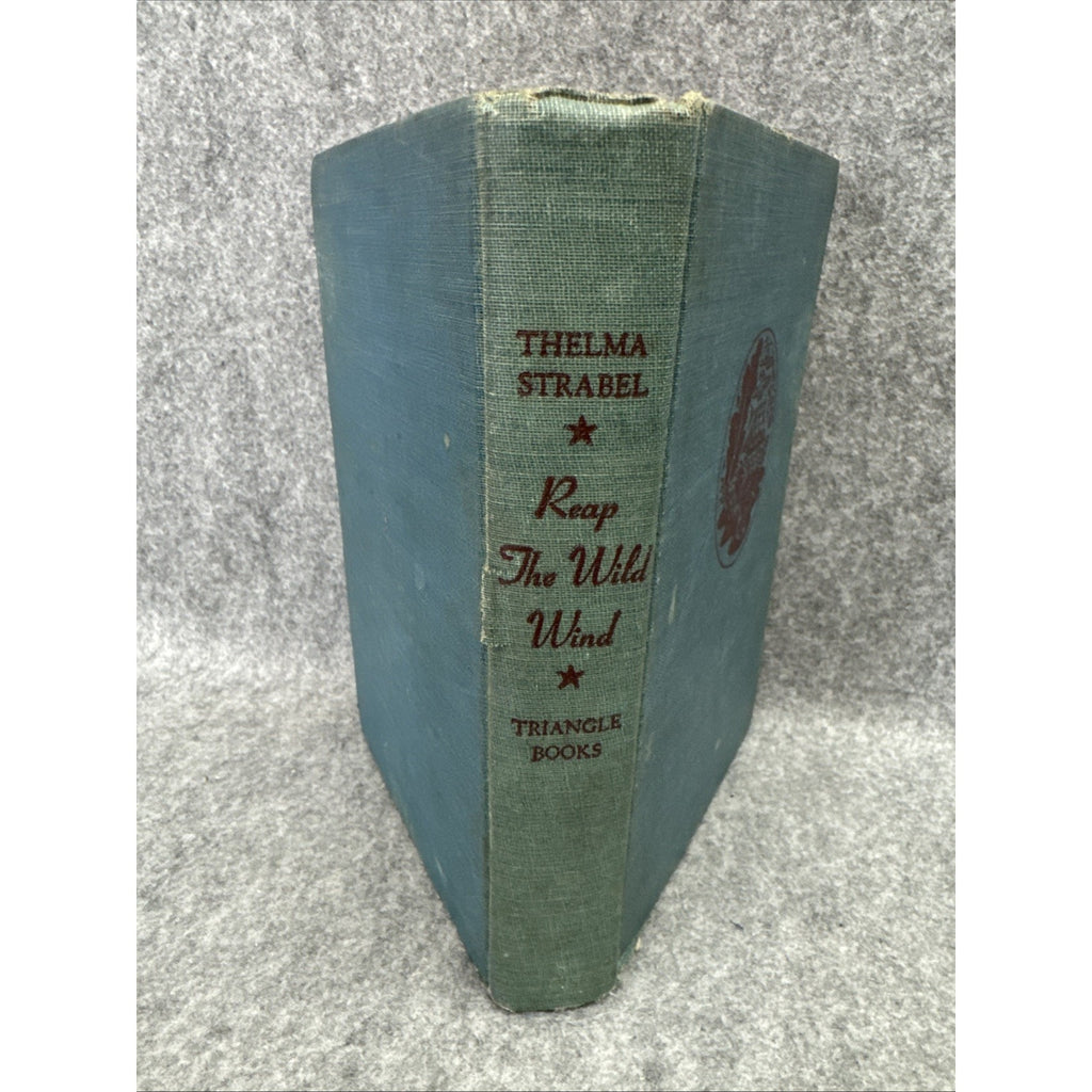 Vintage 1941 Reap The Wild Wind Thelma Strabel Historical Fiction HC