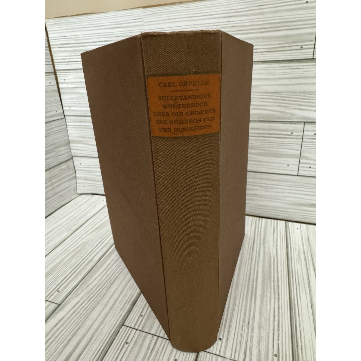 Carl Capelle Vollständiges Wörterbuch über die Gedichte des Homeros 1968 HC