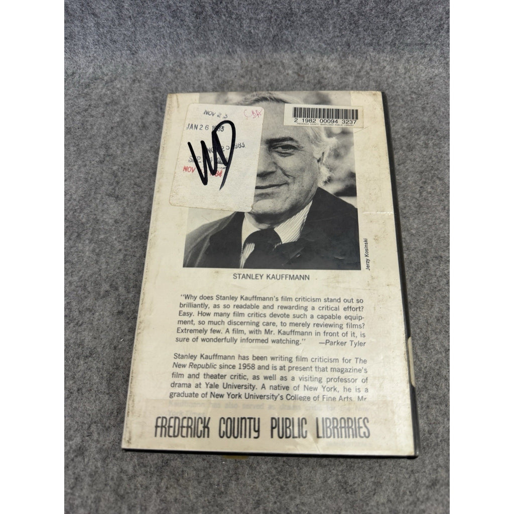 Stanley Kauffmann Figures of Light Film Criticism & Comment 1st Edition HC DJ