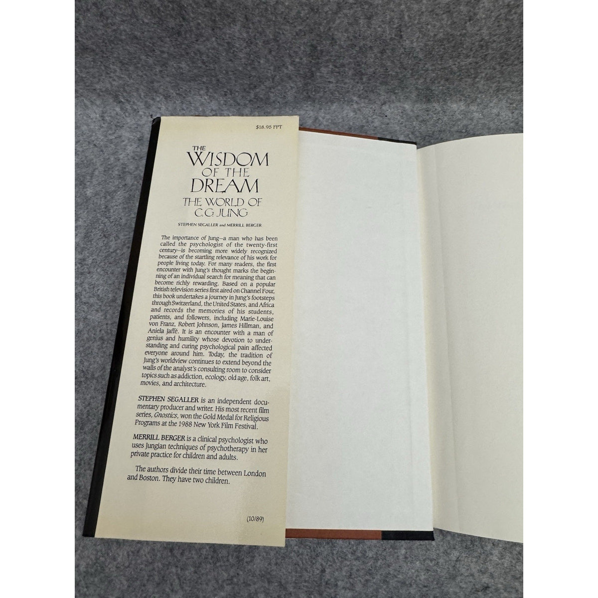 1989 Wisdom of the Dream World of C.G. Jung 1st Ed HC DJ Shambhala
