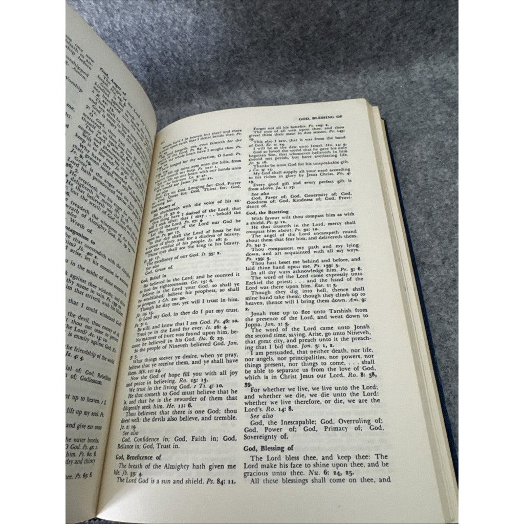 Harper's Topical Concordance by Charles R Joy Revised & Enlarged Edition 1961 HC