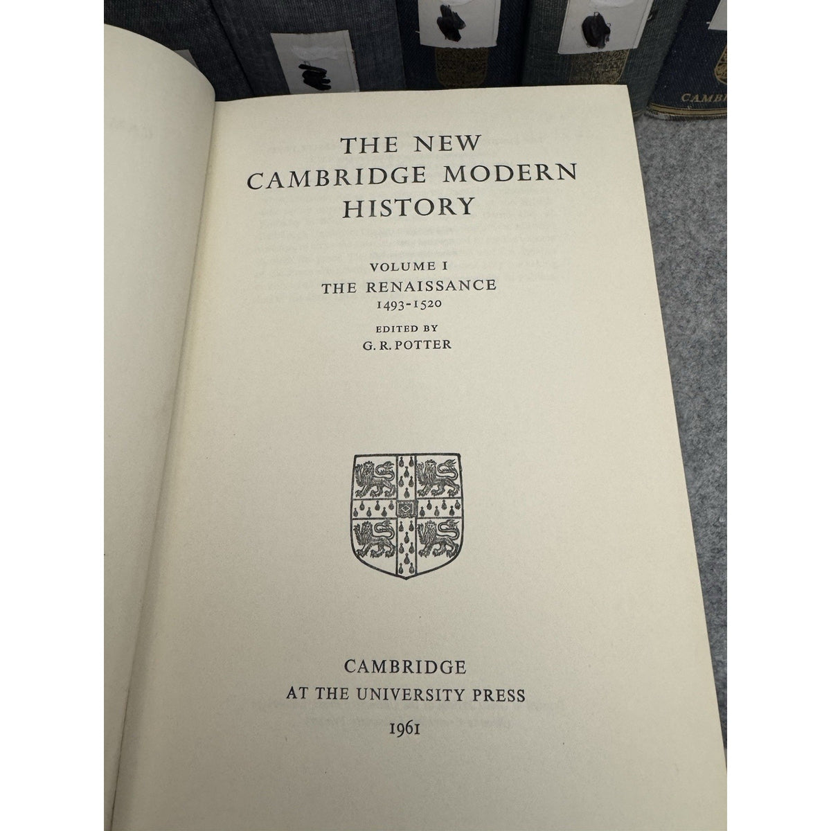 New Cambridge Modern History 9 Volume Hardcover Set Cambridge Press