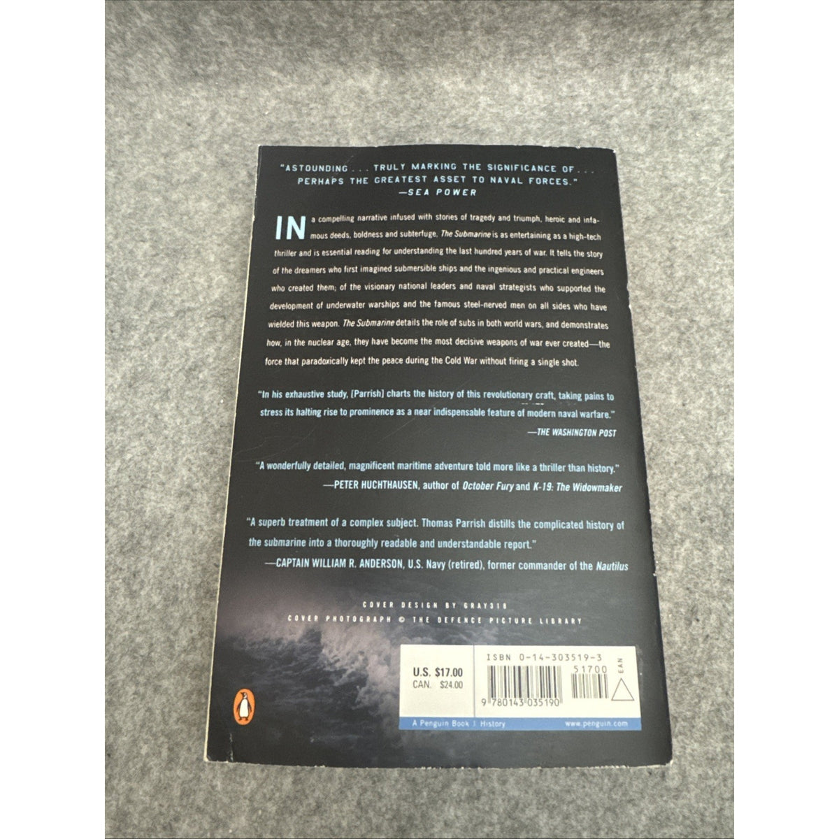Submarine : A History by Tom Parrish (2005, Trade Paperback)