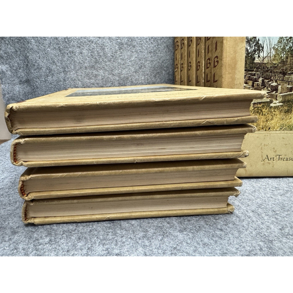 The Living Bible Encyclopedia Story & Pictures Art Treasure 10-Volume Set