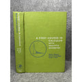 1973 First Course in Calculus Analytic Geometry Flanders Korfhage Price HC