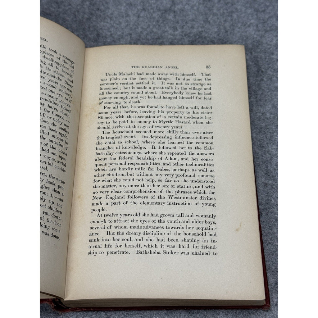 The Guardian Angel Oliver Wendell Holmes 1895 Riverside Edition Vol VI Hardcover