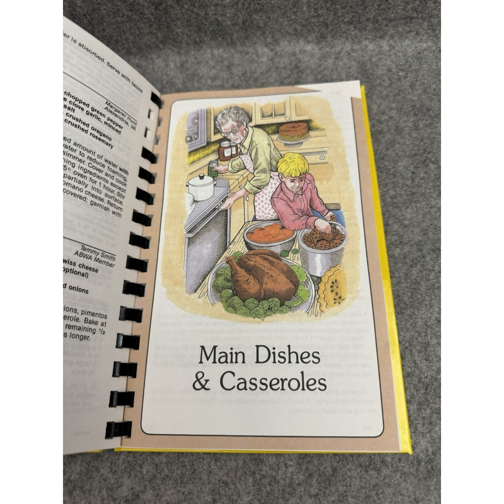 1992 ABWA Conococheague Chapter Cookbook Spiral Hardcover Greencastle PA