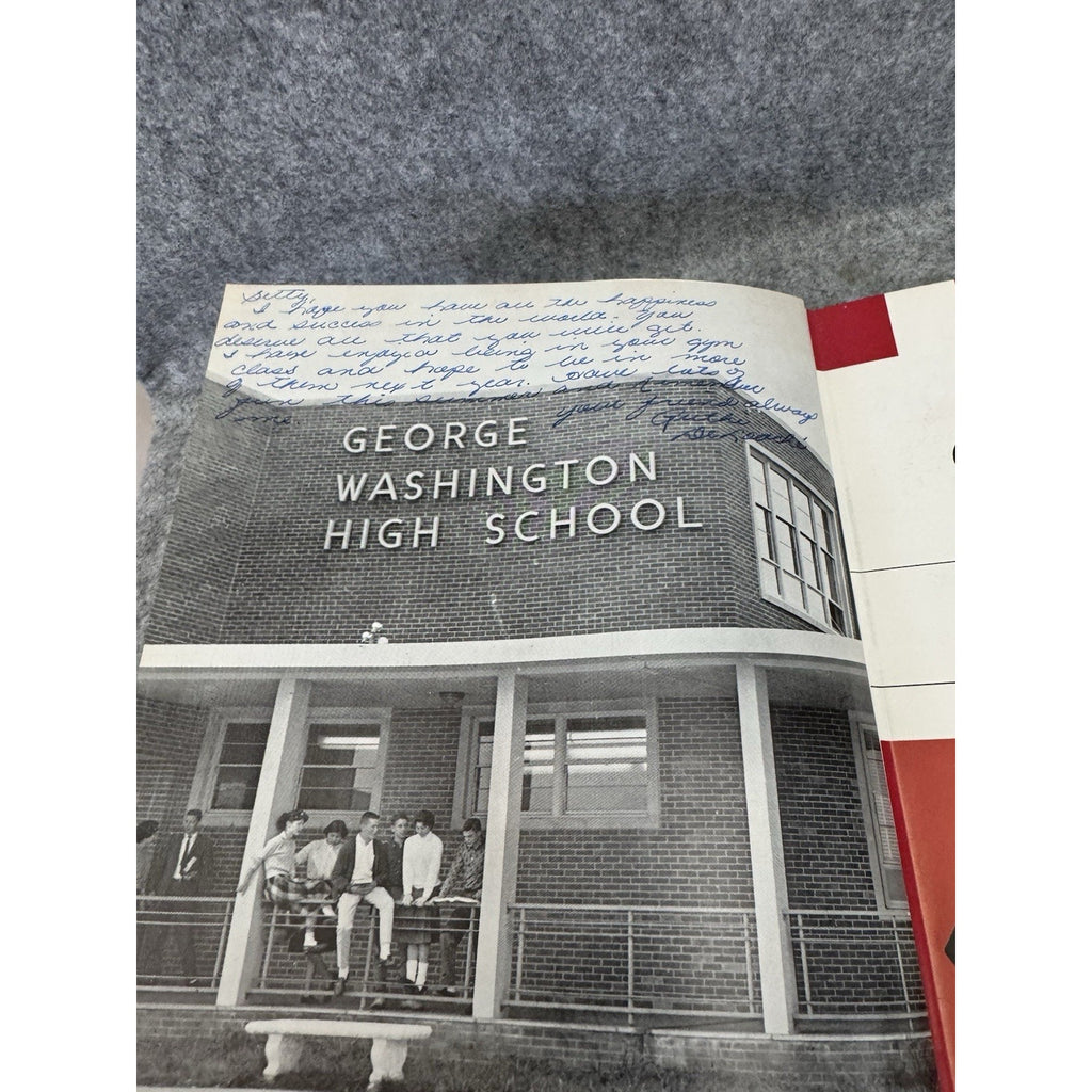 1961 Cavalier Yearbook George Washington HS Danville VA Signed
