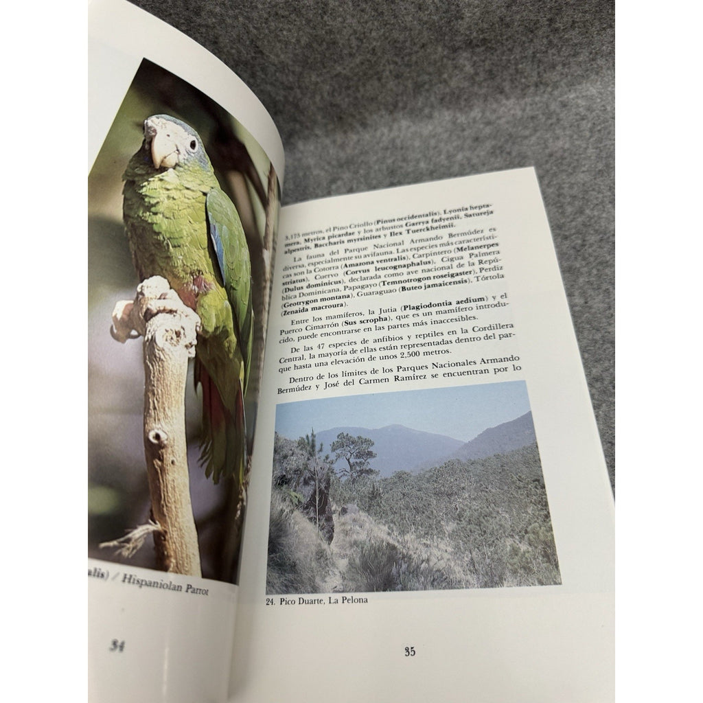 1989 National Parks of the Dominican Republic Jurgen Hoppe PB Bilingual