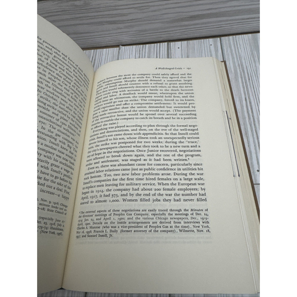 Insull Forrest McDonald HC 1962 The University Of Chicago