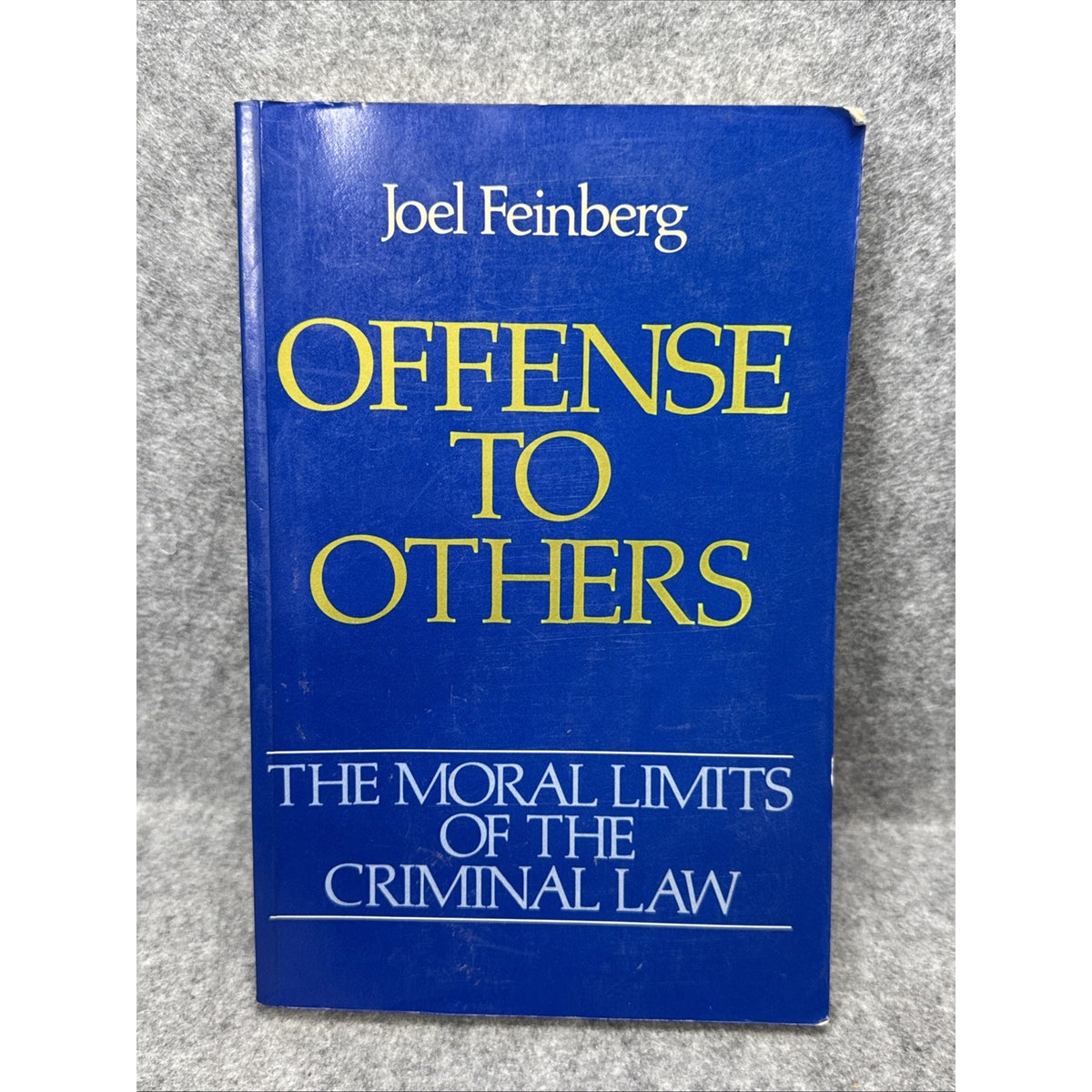 Offense to Others, Paperback by Feinberg, Joel, Like New Used, Free shipping ...