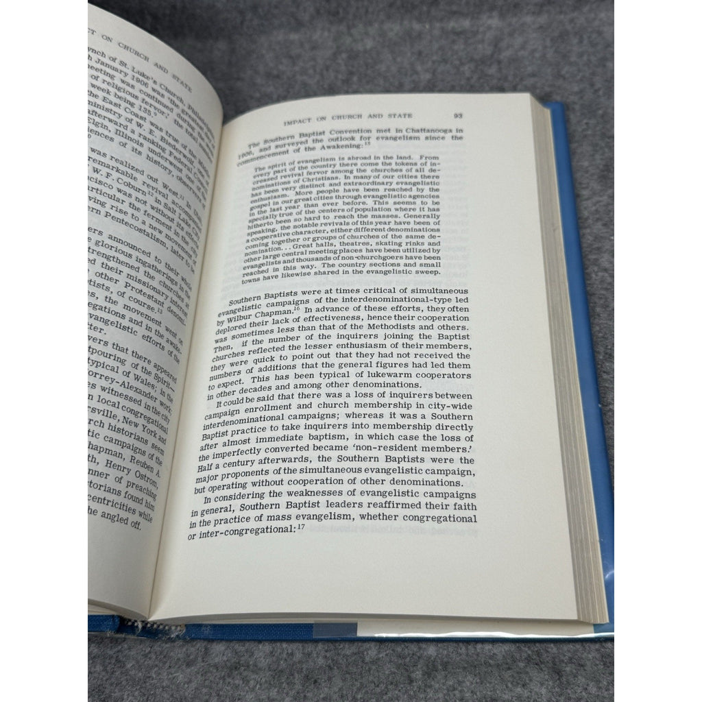 The Flaming Tongue J. Edwin Orr 1973 Hardcover DJ Christian Revival History