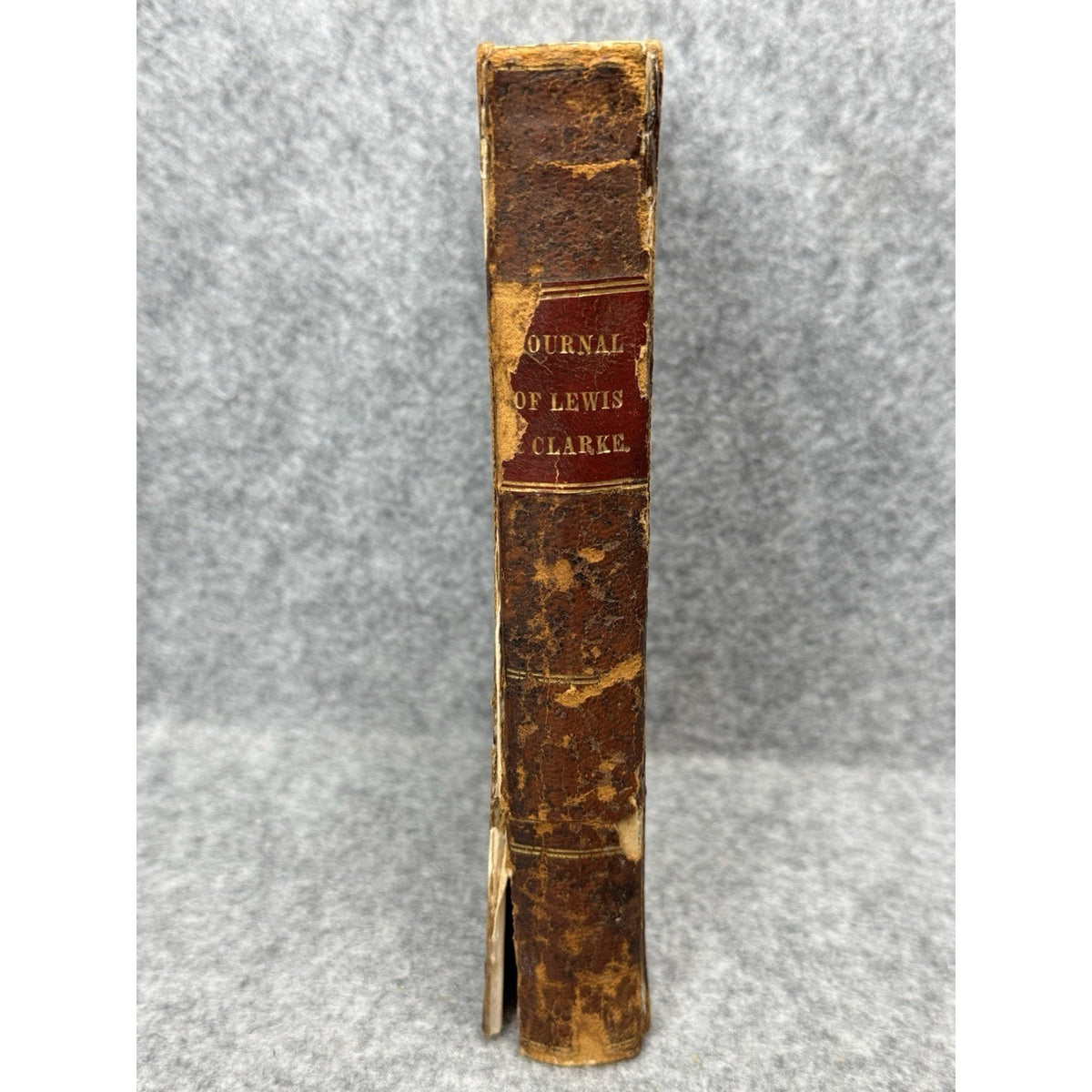 Scarce 1847 Lewis & Clark Journal Patrick Gass Original Leather Illustrated