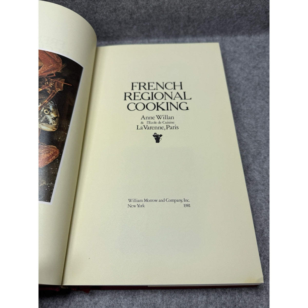 French Regional Cooking Anne Willan 1981 First Edition HC Dust Jacket