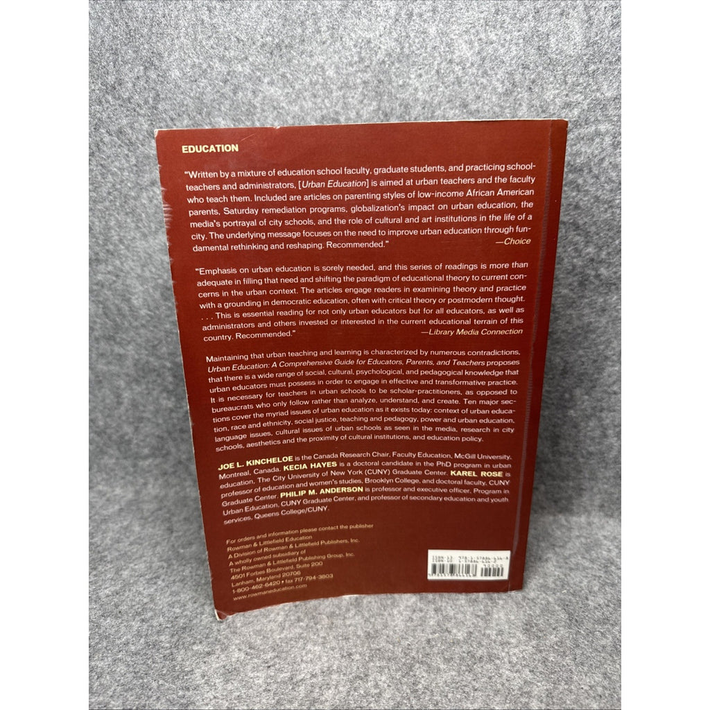 Urban Education : A Comprehensive Guide for Educators, Parents, and Teachers by