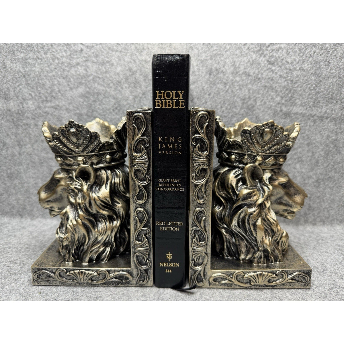 1990 Thomas Nelson KJV Holy Bible Giant Print Red Letter Reference 544