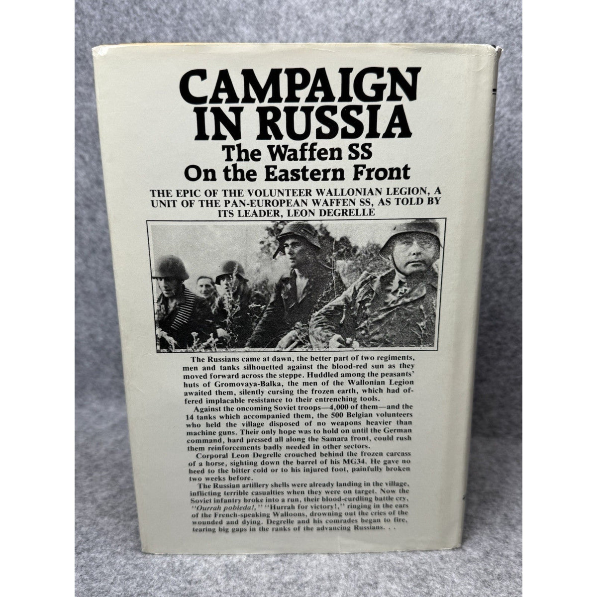 Campaign in Russia Leon Degrelle Signed 19 Autographs Hartmann Galland Rall 1986
