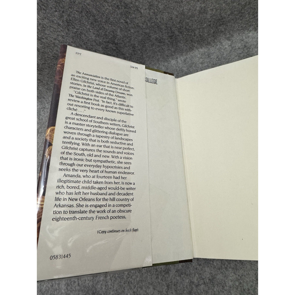 The Annunciation 1983 1st Edition Ellen Gilchrist HC DJ
