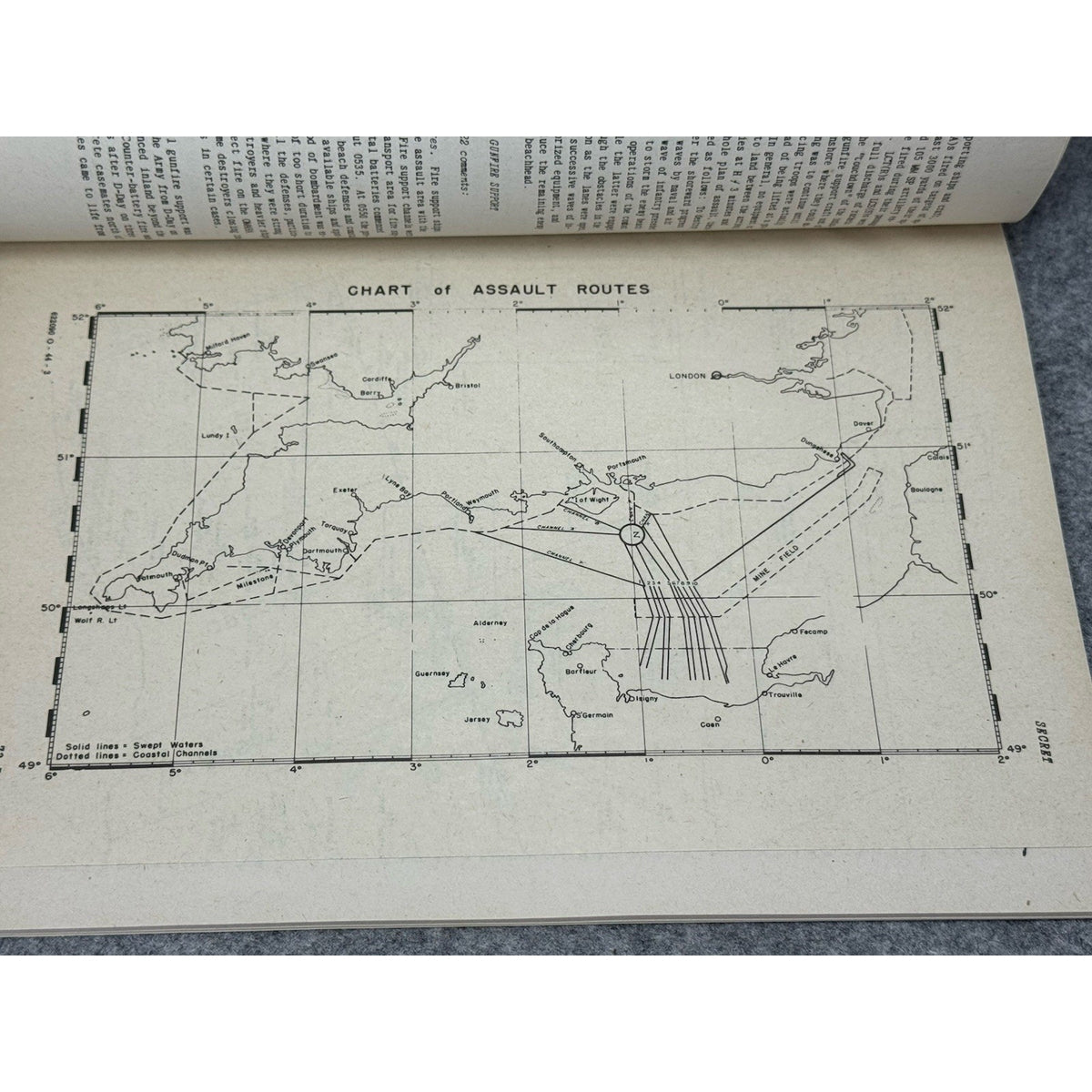WWII Secret D-Day Intelligence Bulletin No 19 Operation Overlord US Fleet