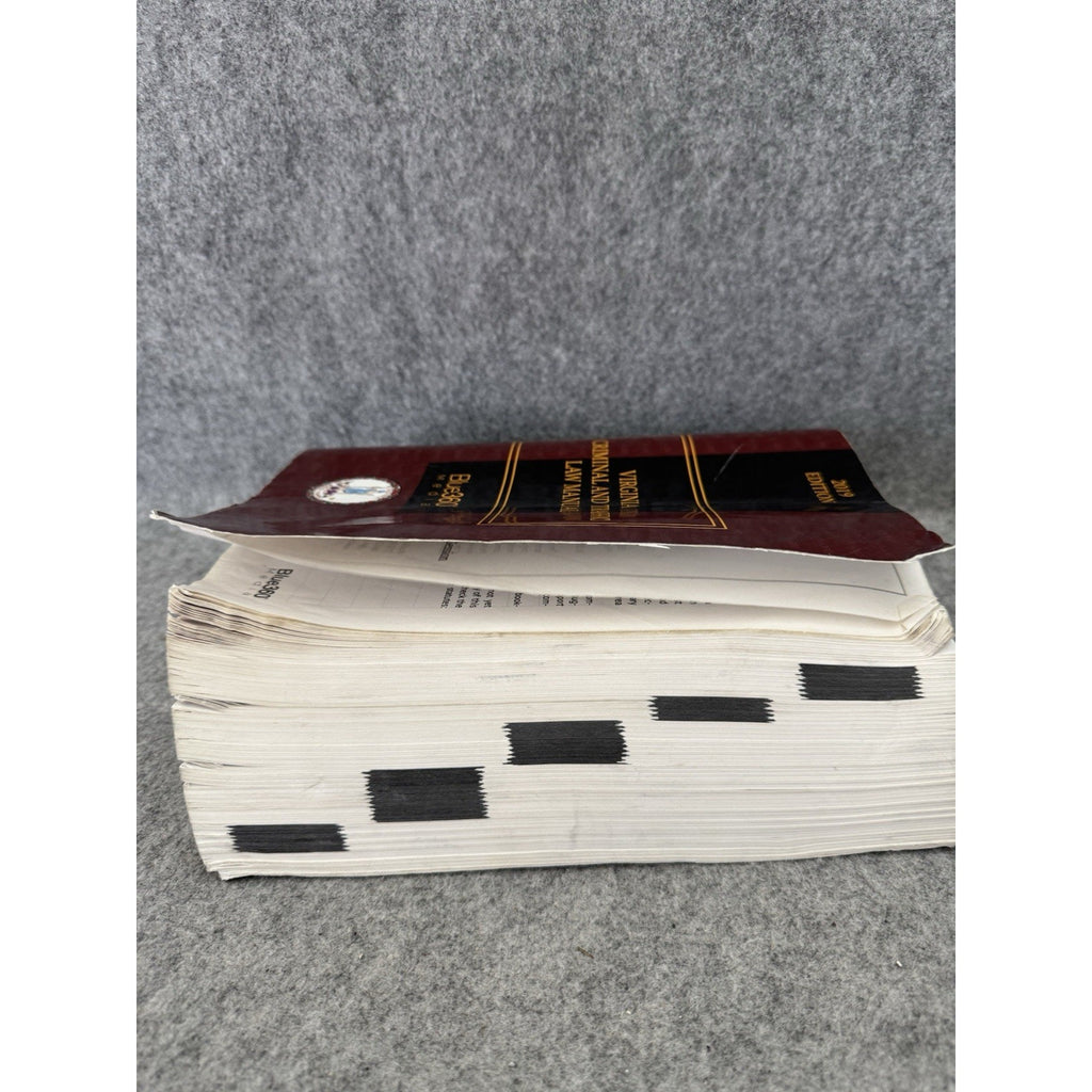 Virginia Criminal & Traffic Law Manual 2019 Blue360 Media Paperback