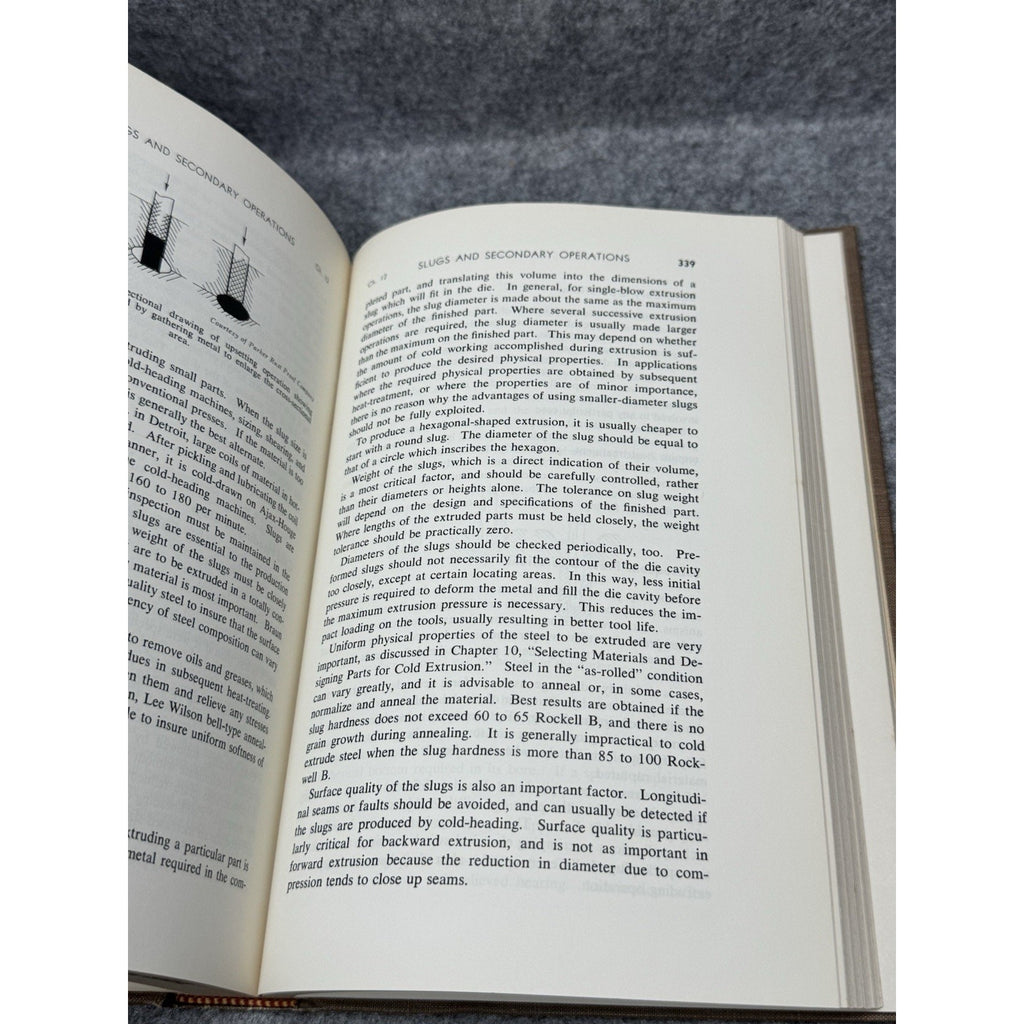 Chipless Machining 1960 First Edition Charles H. Wick HC Industrial Press
