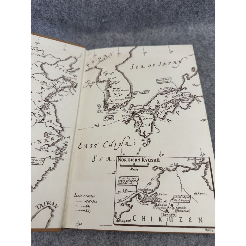 1955 Ennin’s Travels in T’ang China Edwin O Reischauer Hardcover