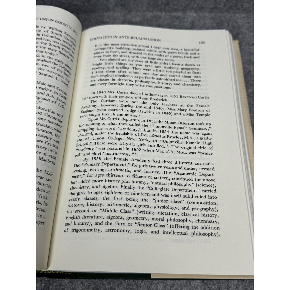 Narrative History Union County South Carolina Allan Charles Genealogy HC DJ