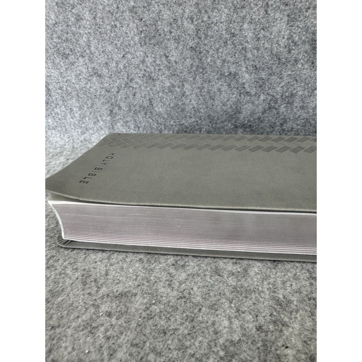NIV Personal Size Giant Print Bible Gray Leathersoft Zondervan 2022