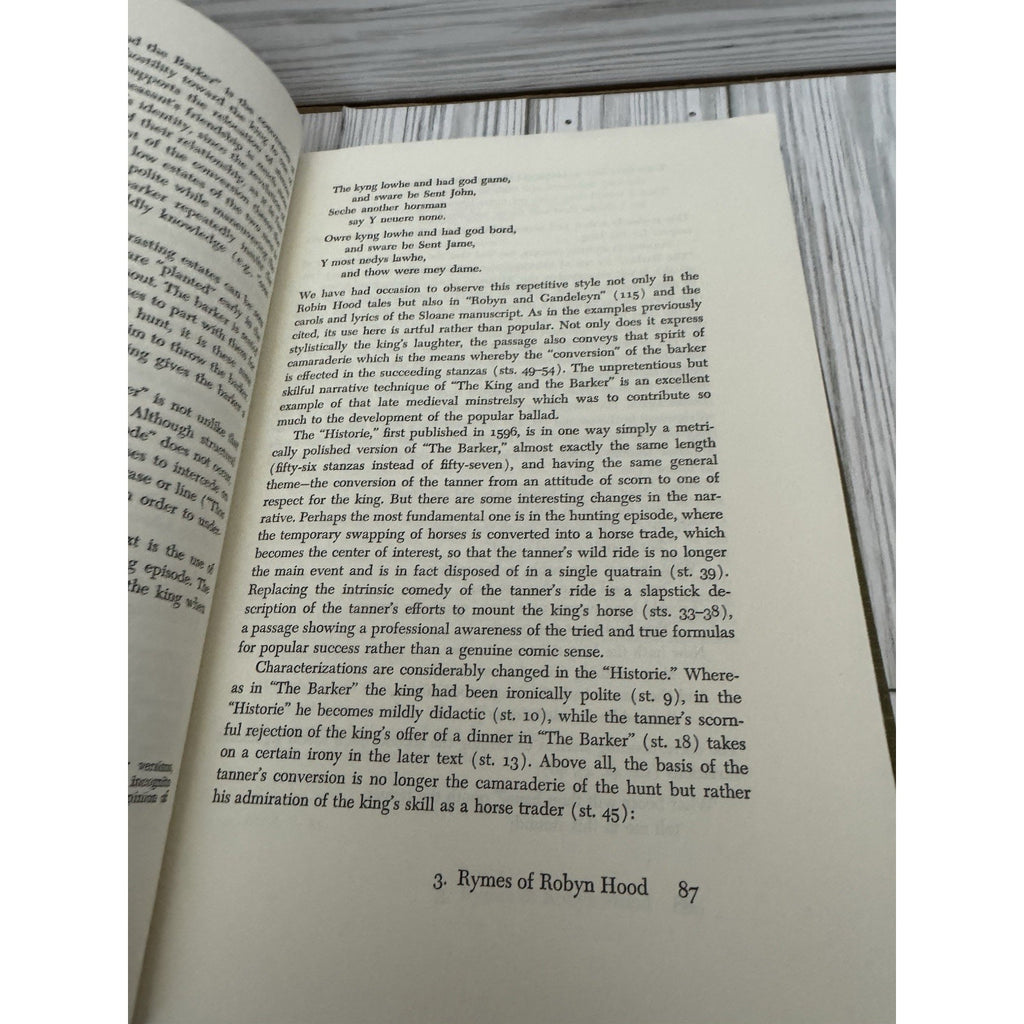 A Literary History of the Popular Ballad Fowler 1968 HC Duke Univ Press