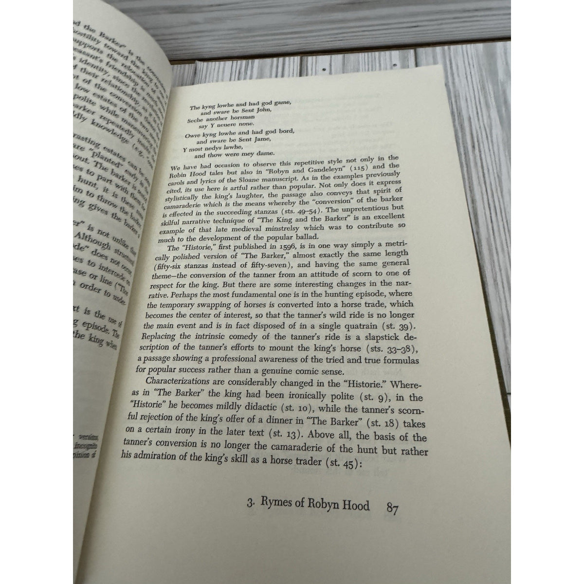 A Literary History of the Popular Ballad Fowler 1968 HC Duke Univ Press