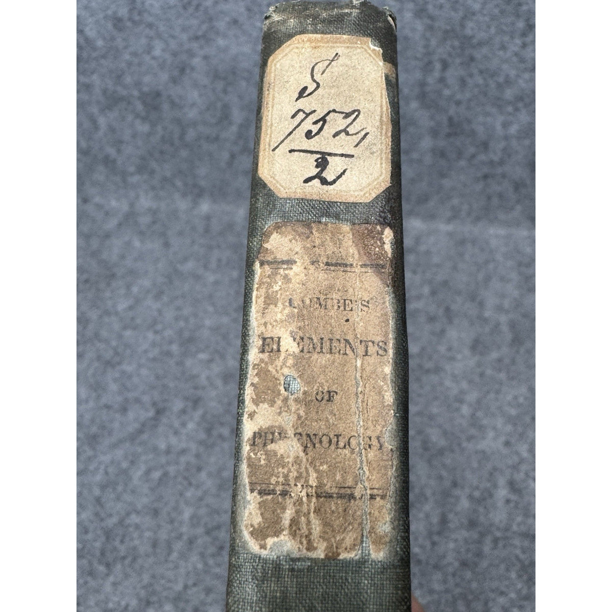 1834 Elements of Phrenology George Combe 2nd American Ed Pseudoscience