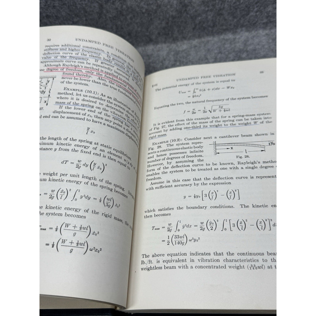 Mechanical Vibrations William T Thomson 1949 Engineering Hardcover 2nd Printing