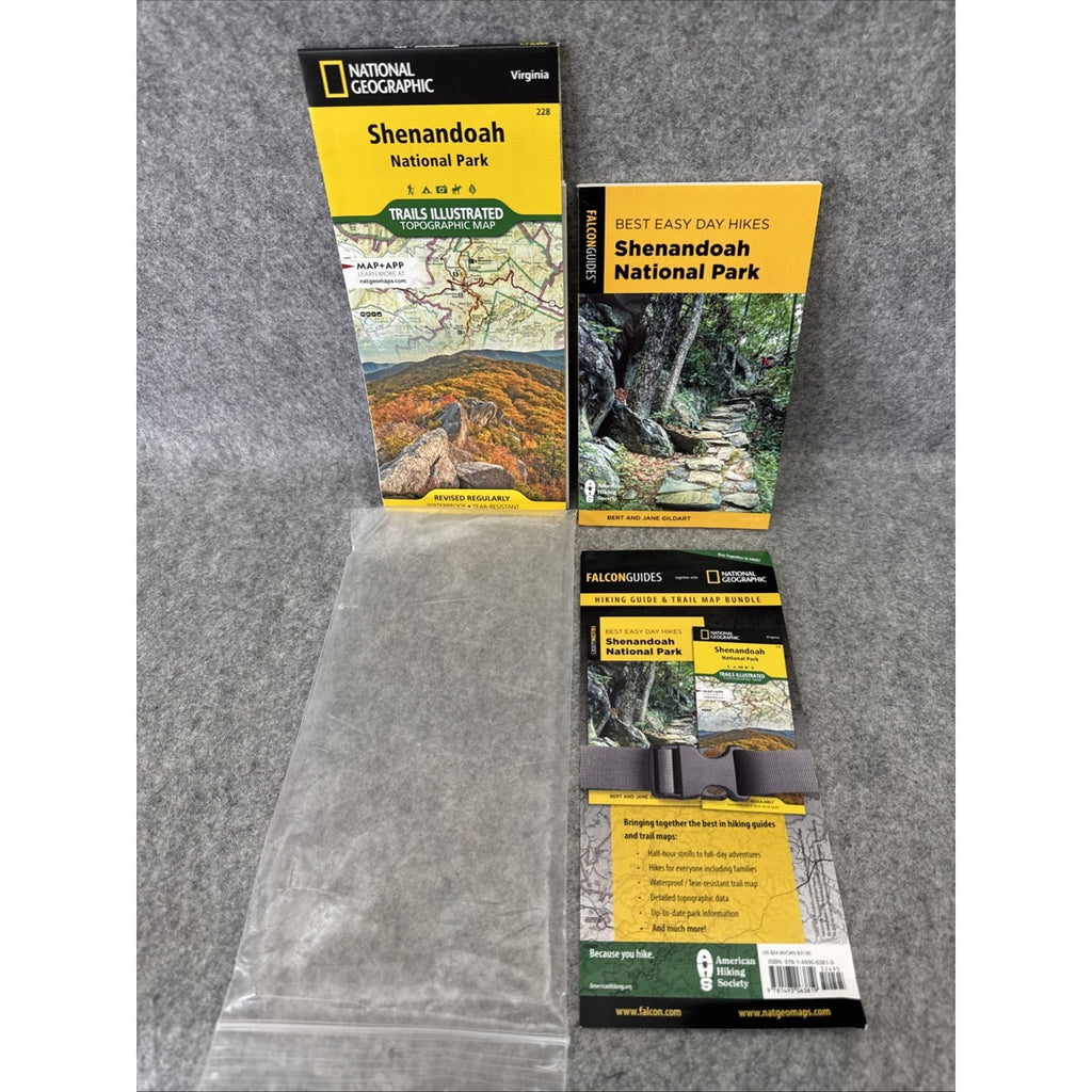 Best Easy Day Hiking Guide and Trail Map Bundle : Shenandoah National Park by...