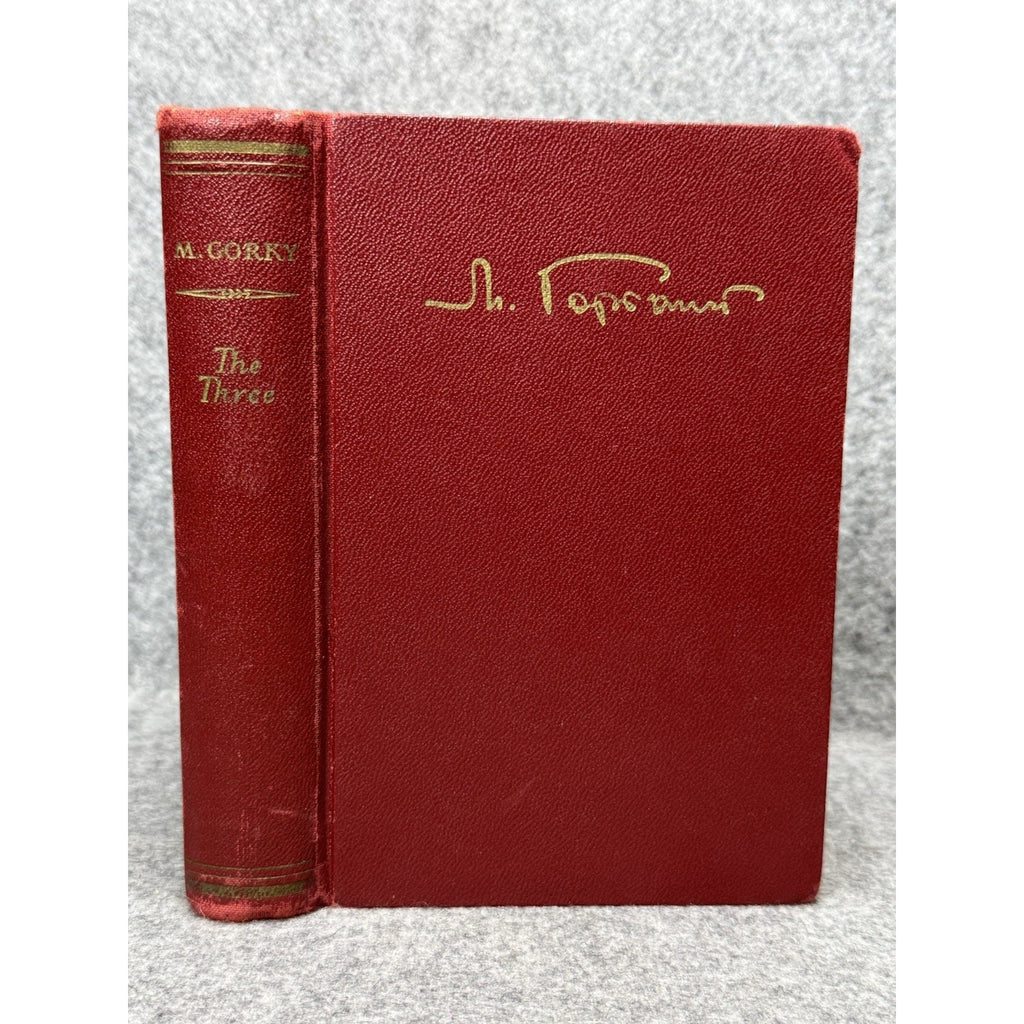 The Three Maxim Gorky 1950s Soviet Moscow English Hardcover USSR Literature