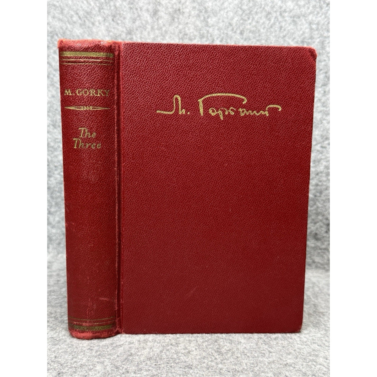 The Three Maxim Gorky 1950s Soviet Moscow English Hardcover USSR Literature