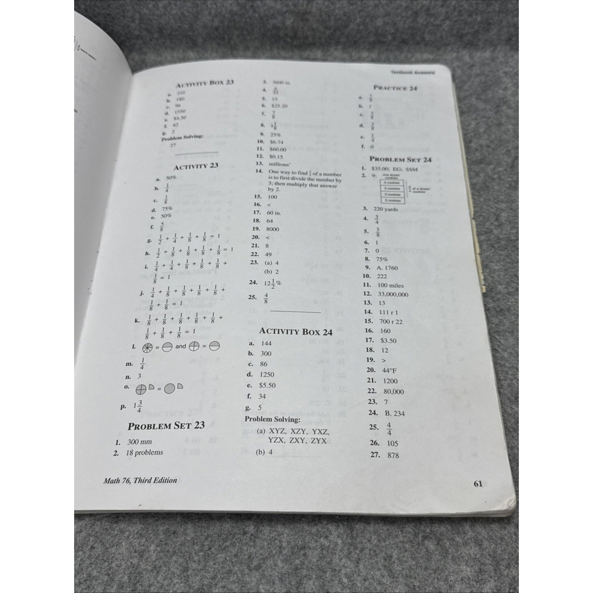 Math 76 Home Study by Stephen Hake and John Saxon (2001, Trade Paperback)