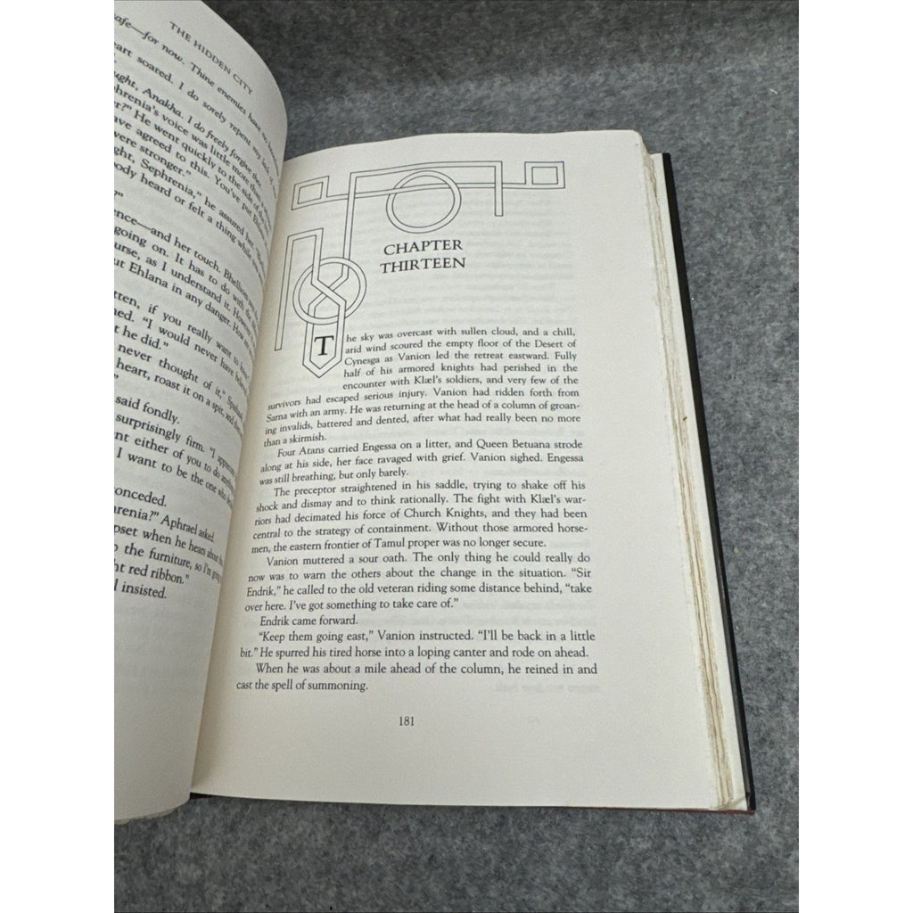 Eddings, David - The Hidden City [The Tamuli #3] HCDJ 1st Edition 1994