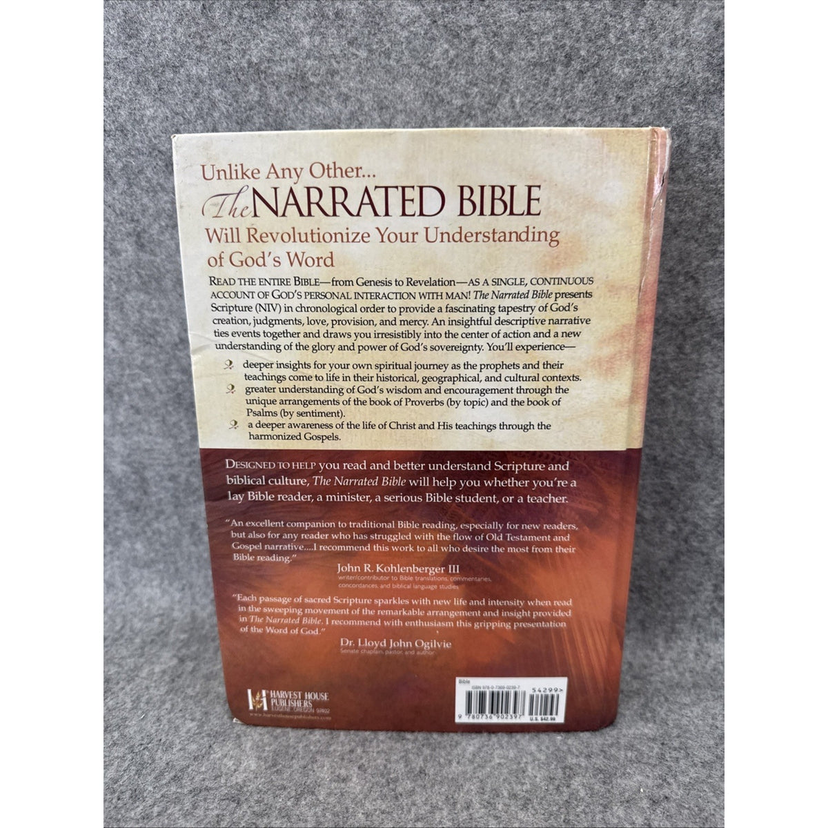 Narrated Bible by F. LaGard Smith (1999, Hardcover)