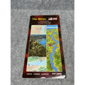 The Rhine River Foldout Map Basel to Rotterdam 17 City Maps English Germany