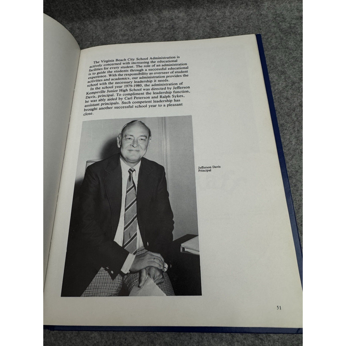 1980 KJHS Venture Yearbook Kempsville Junior High School Virginia