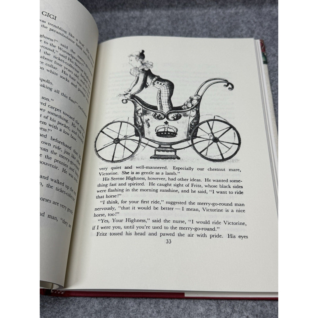 1990 Gigi The Story of a Merry-Go-Round Horse Elizabeth Foster HC Illus