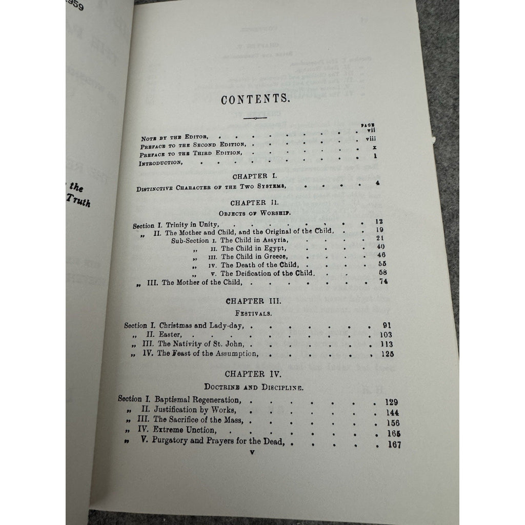 The Two Babylons Alexander Hislop Hardcover Loizeaux Brothers Theology
