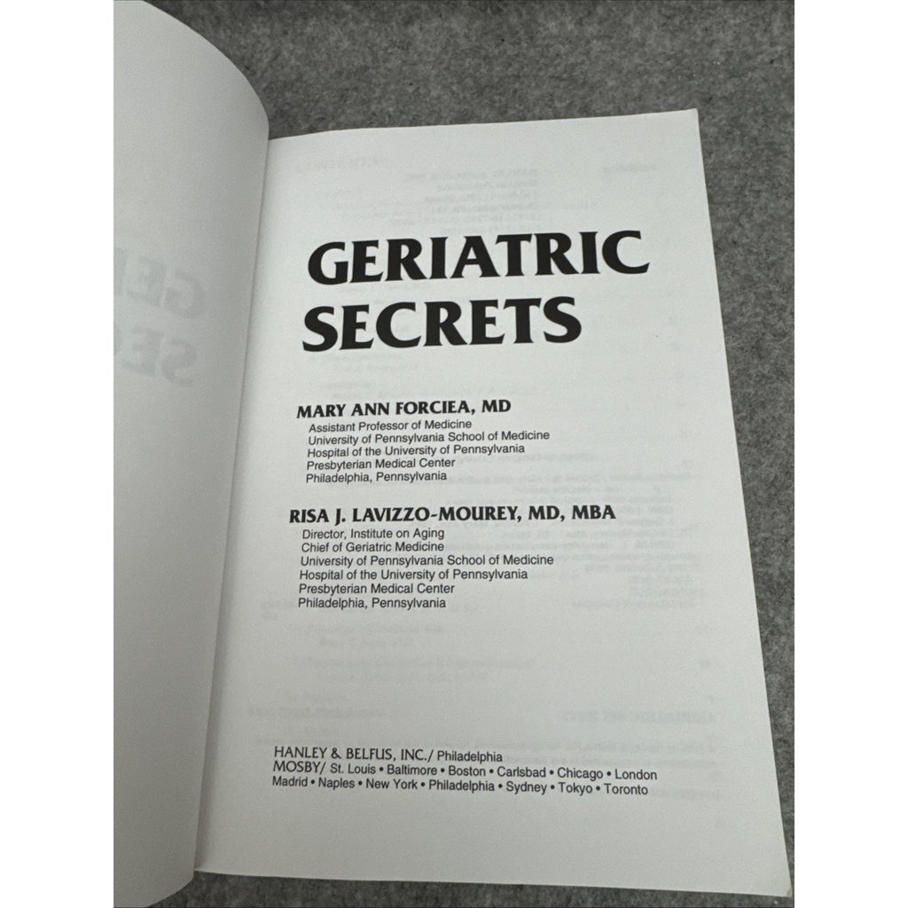 Geriatric Secrets (The Secrets Series)