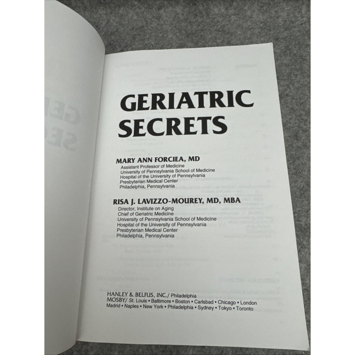 Geriatric Secrets (The Secrets Series)