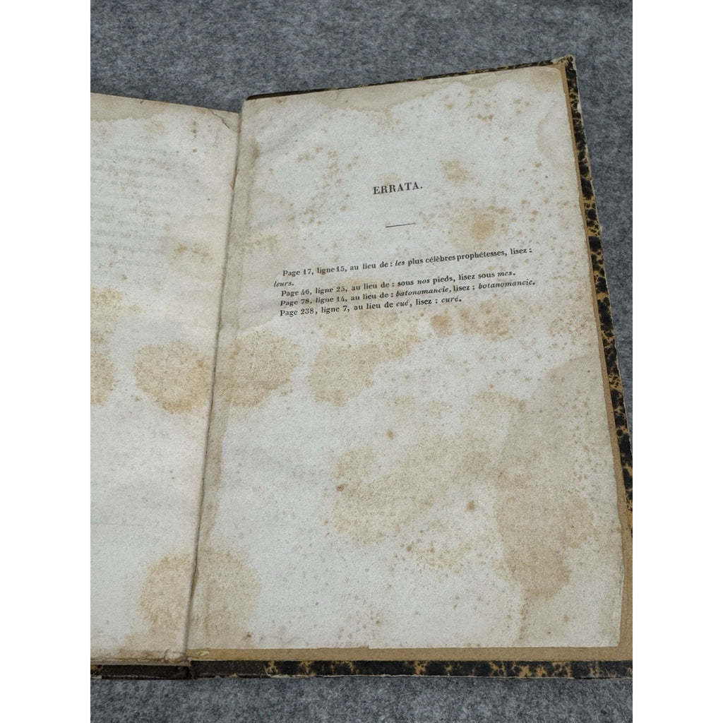 1847 Justification Sciences Divinatoires Occult Divination First Edition