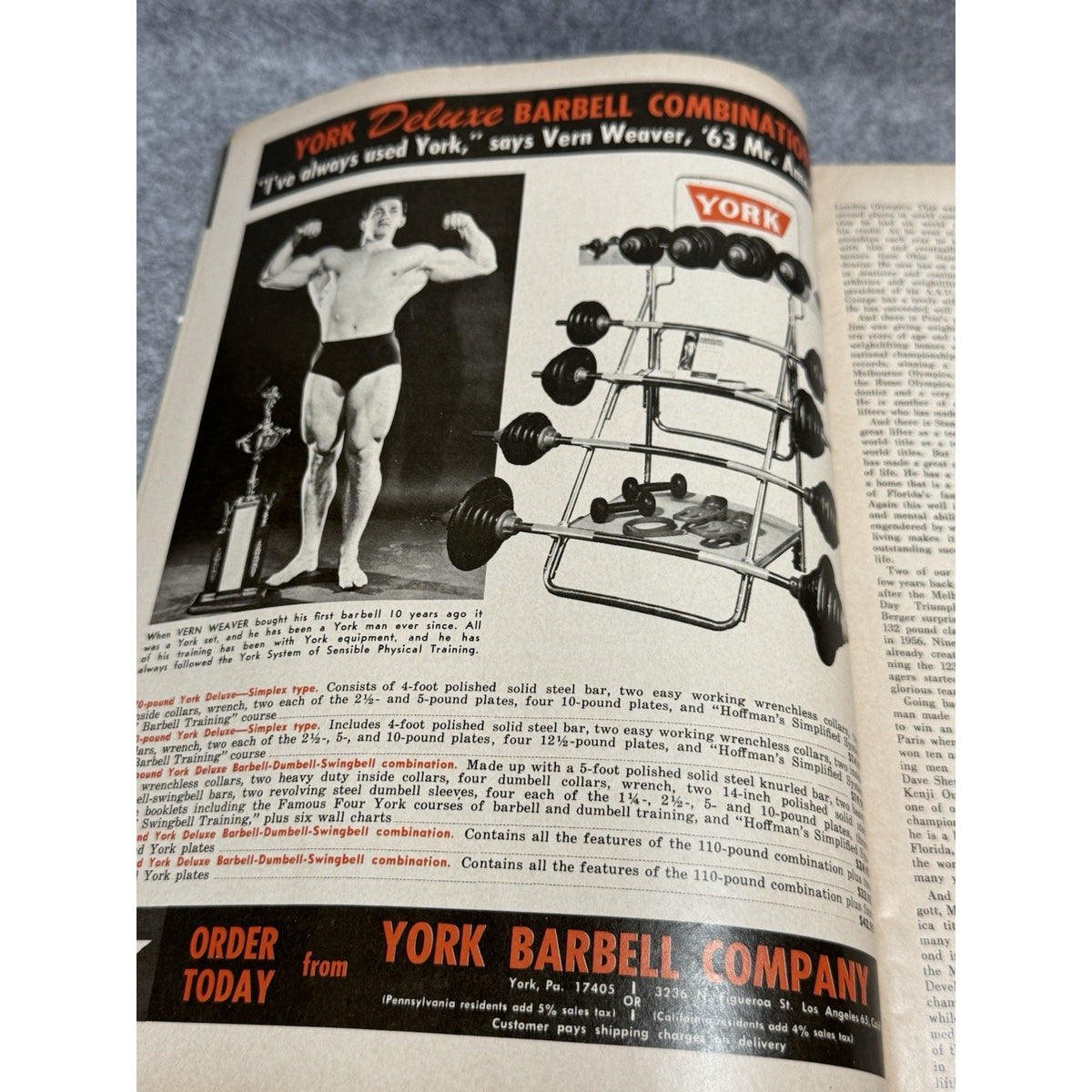 Strength & Health November 1966 Phil Grippaldi Boyer Coe Vintage Magazine