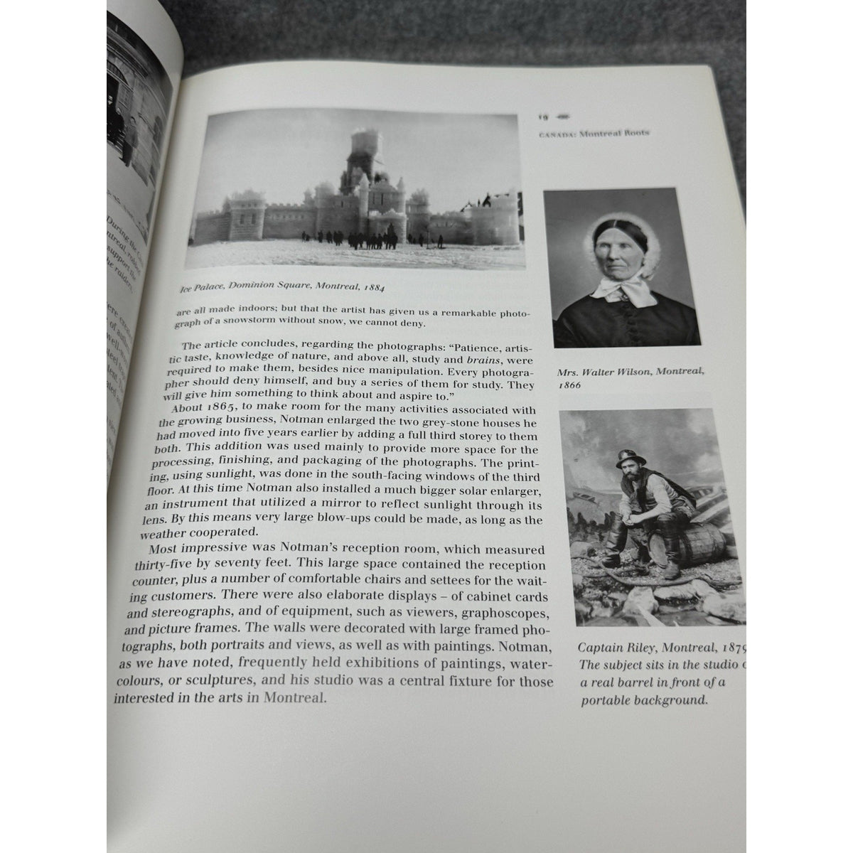 The World of William Notman 1993 First Edition Hardcover Photography Canada