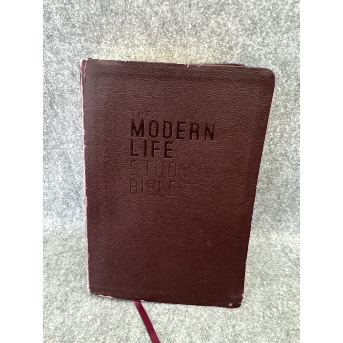 NKJV Modern Life Study Bible Brown Leather Soft